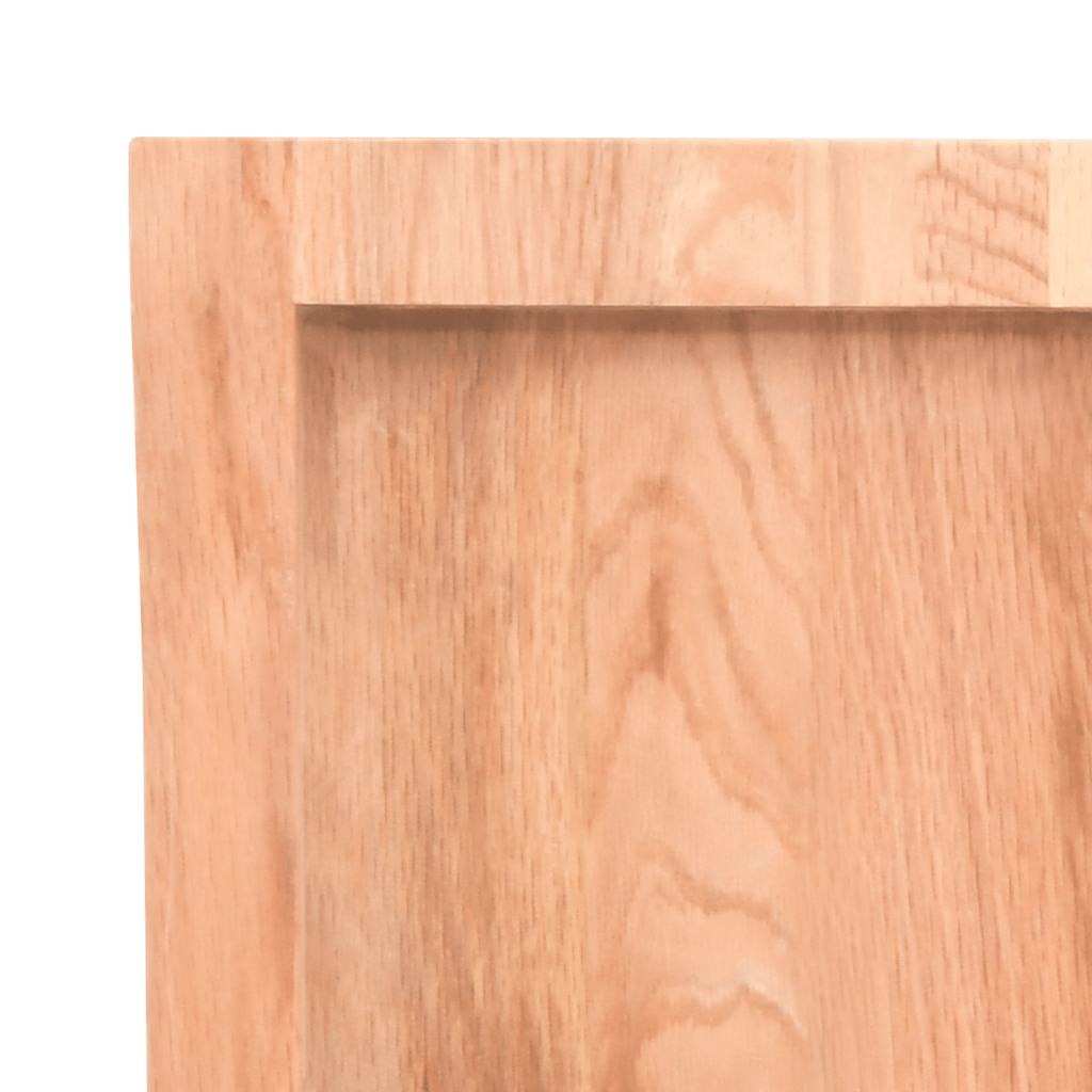 Stolna ploča svjetlosmeđa 180x60x(2-4) cm obrađena hrastovina