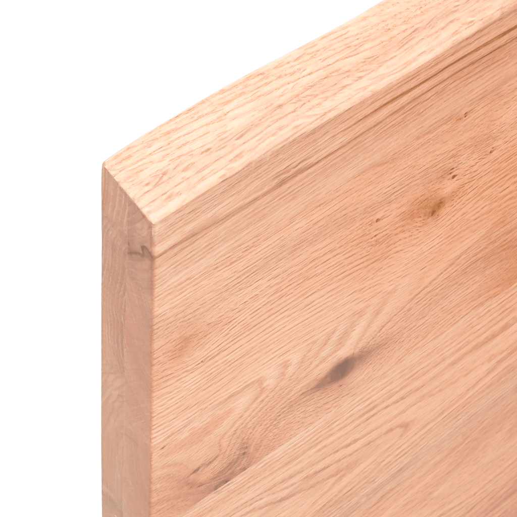 Stolna ploča svjetlosmeđa 180x60x(2-4) cm obrađena hrastovina