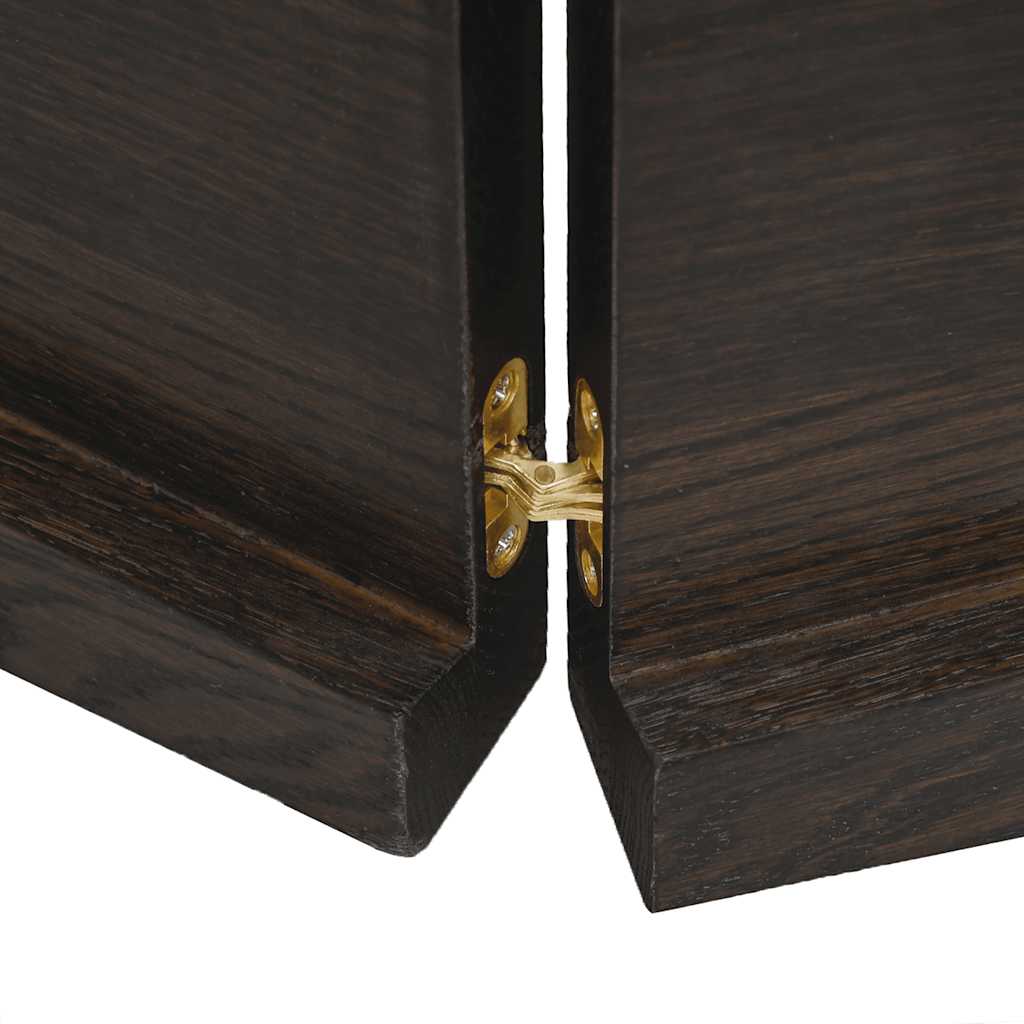 Stolna ploča tamnosmeđa 120x50x(2-4) cm obrađena hrastovina