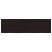 Stolna ploča tamnosmeđa 140x40x(2-6) cm obrađena hrastovina
