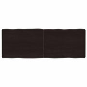Stolna ploča tamnosmeđa 140x50x(2-6) cm obrađena hrastovina