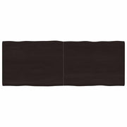Stolna ploča tamnosmeđa 160x60x(2-4) cm obrađena hrastovina