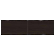 Stolna ploča tamnosmeđa 180x50x(2-4) cm obrađena hrastovina