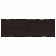 Stolna ploča tamnosmeđa 180x60x(2-4) cm obrađena hrastovina