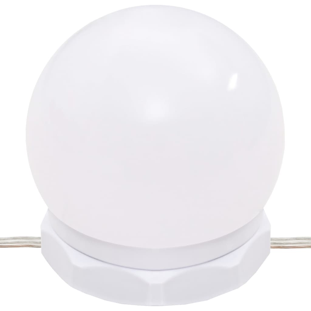 Toaletni stolić LED boja hrasta sonome 130 x 50 x 132,5 cm