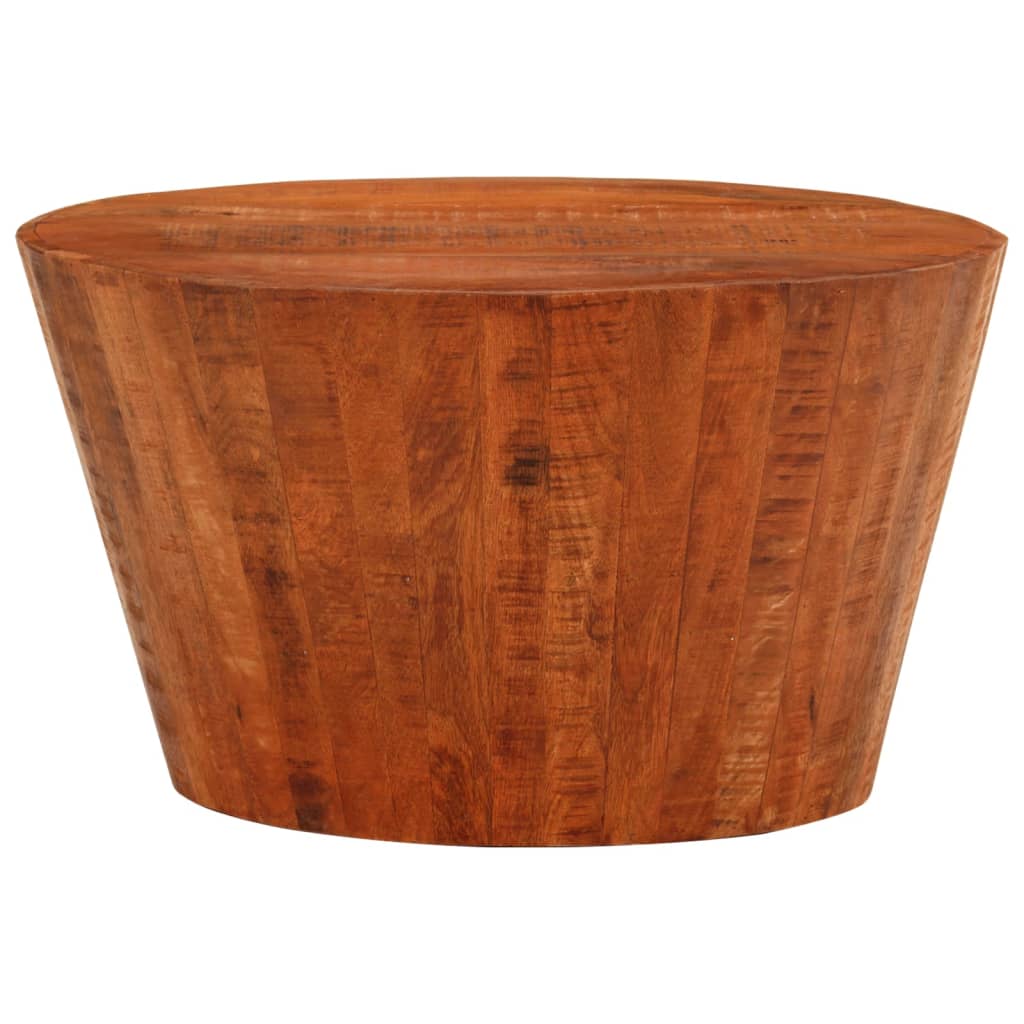 Stol za kavu Ø 52x30 cm Puno grubo drvo mango