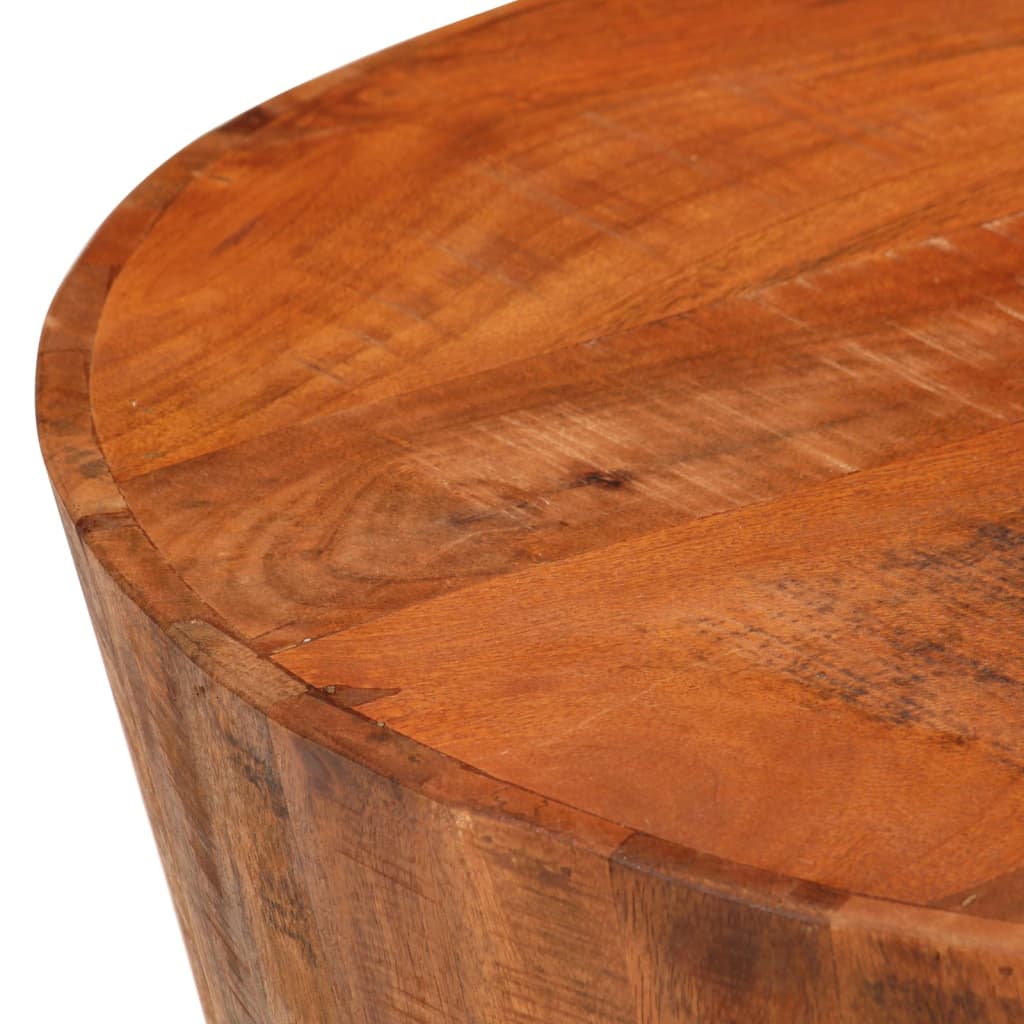 Stol za kavu Ø 52x30 cm Puno grubo drvo mango