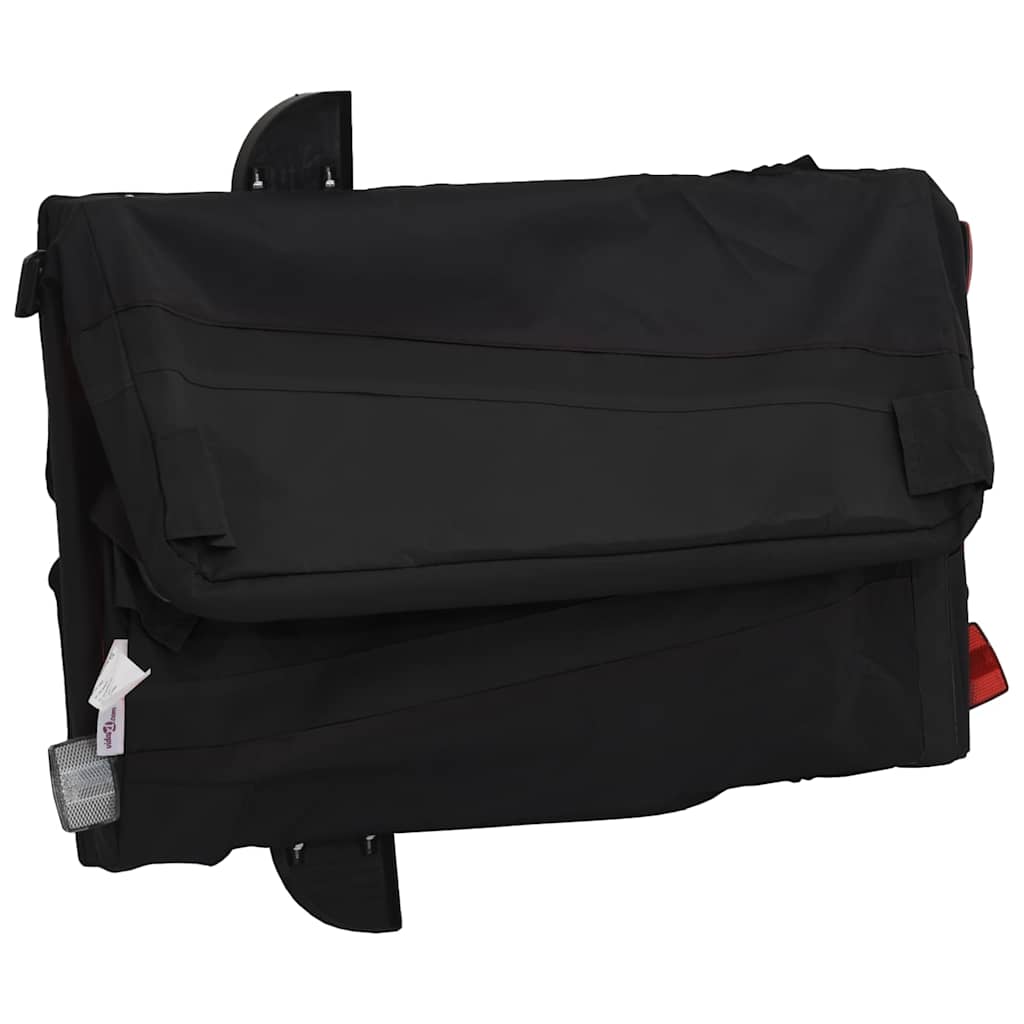 Prikolica za bicikl crna 45 kg željezna