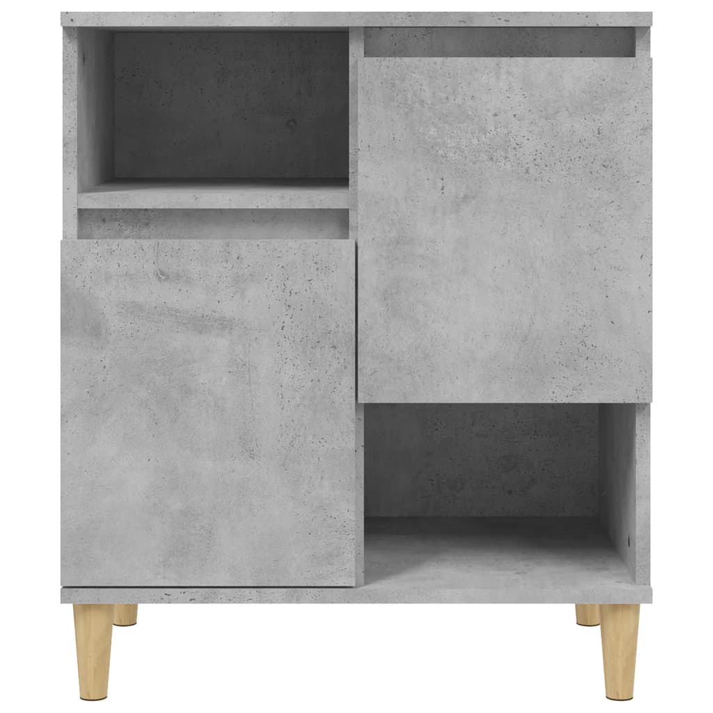 Komode 2 kom siva boja betona 60x35x70 cm od konstruiranog drva