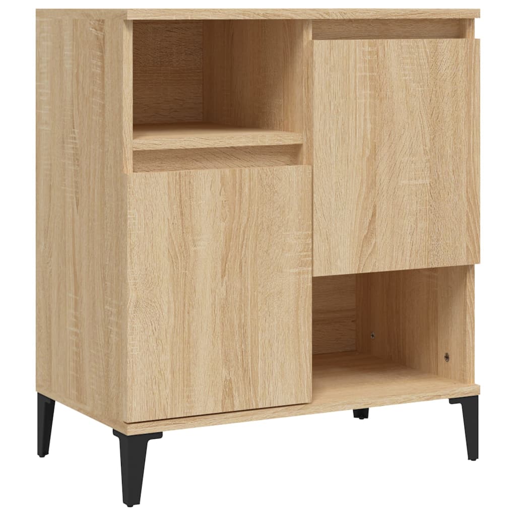 Komoda 3 kom boja hrasta sonome 60x35x70 cm konstruirano drvo