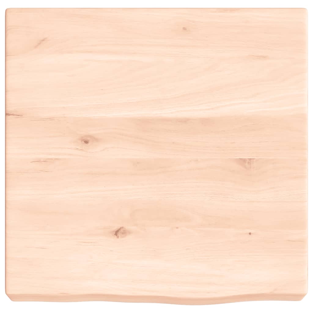 Kupaonska radna ploča 40x40x(2-6) cm netretirano masivno drvo