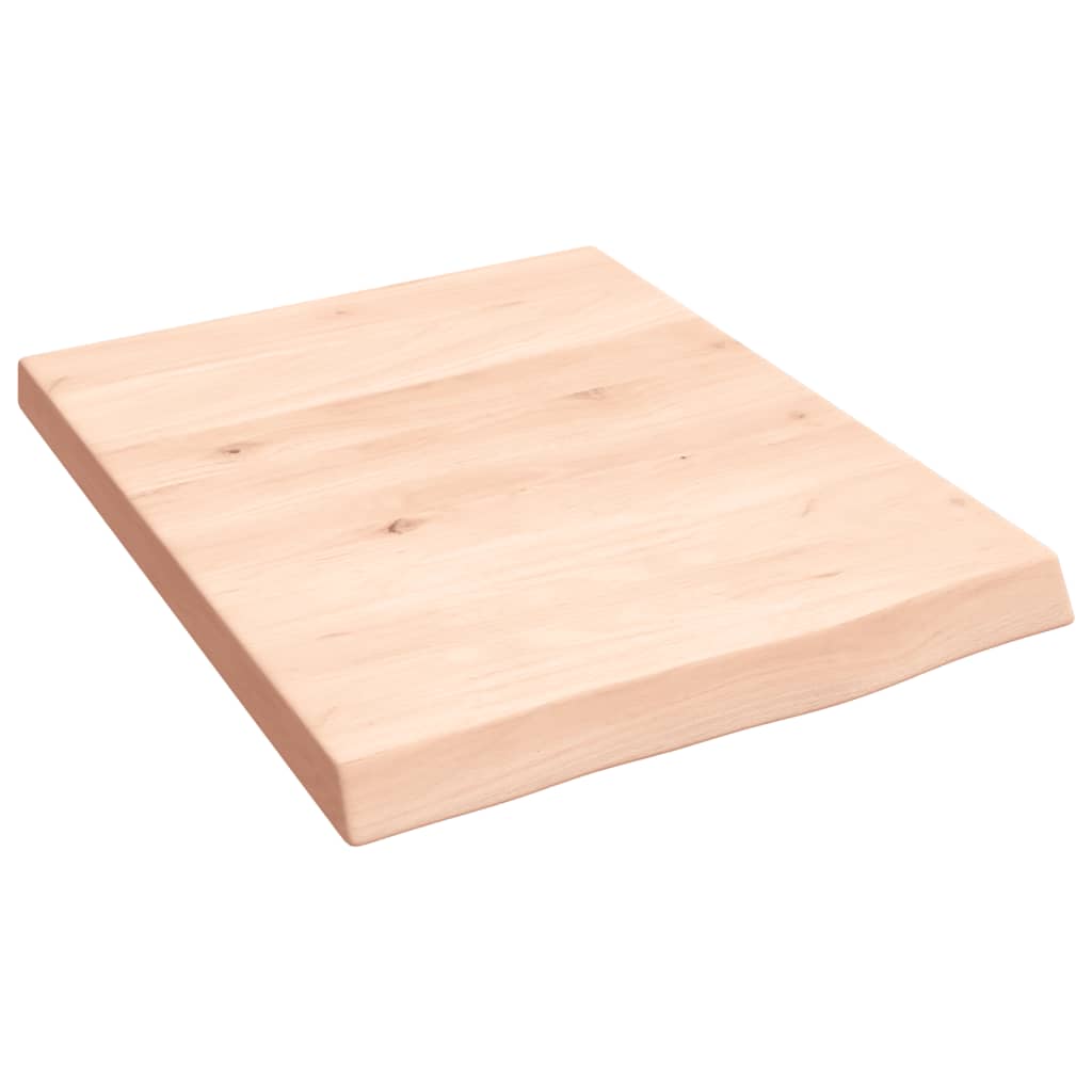 Kupaonska radna ploča 40x50x(2-4) cm netretirano masivno drvo