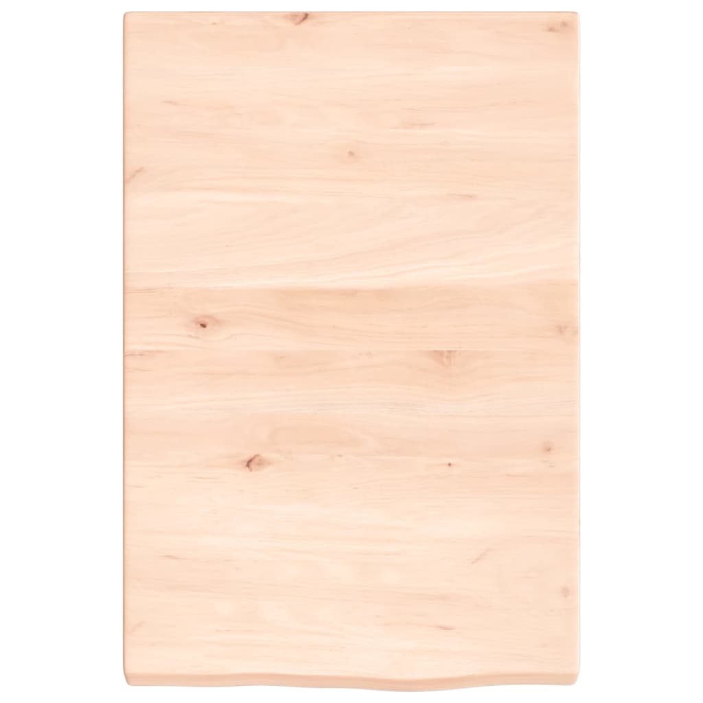 Kupaonska radna ploča 40x60x(2-4) cm netretirano masivno drvo