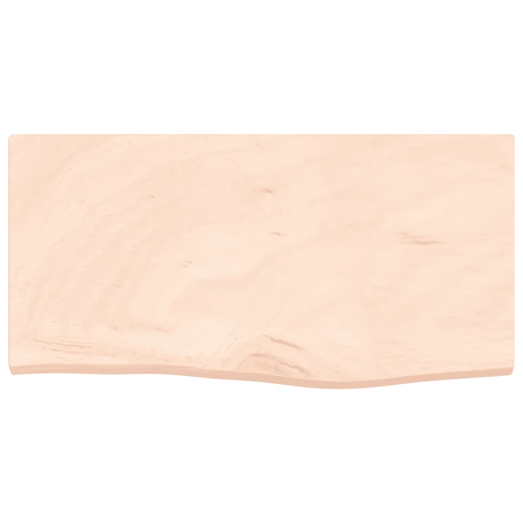 Kupaonska radna ploča 60x30x(2-4) cm netretirano masivno drvo