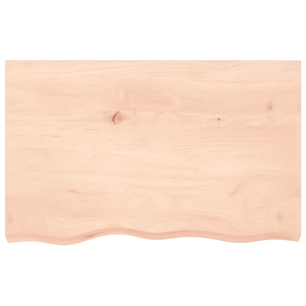 Kupaonska radna ploča 80 x 50 x 2 cm netretirano masivno drvo