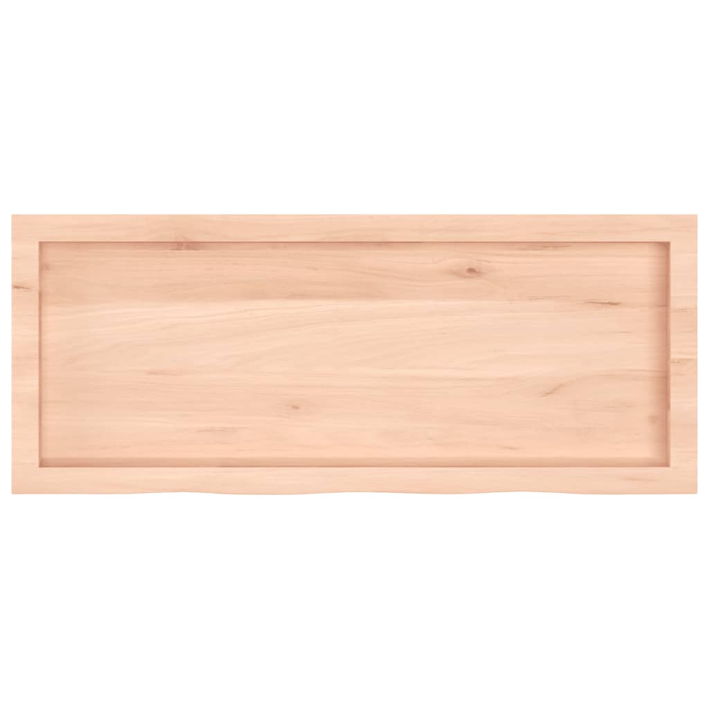 Kupaonska radna ploča 100x40x(2-4) cm netretirano masivno drvo