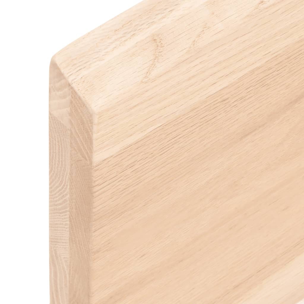Kupaonska radna ploča 100x40x(2-4) cm netretirano masivno drvo