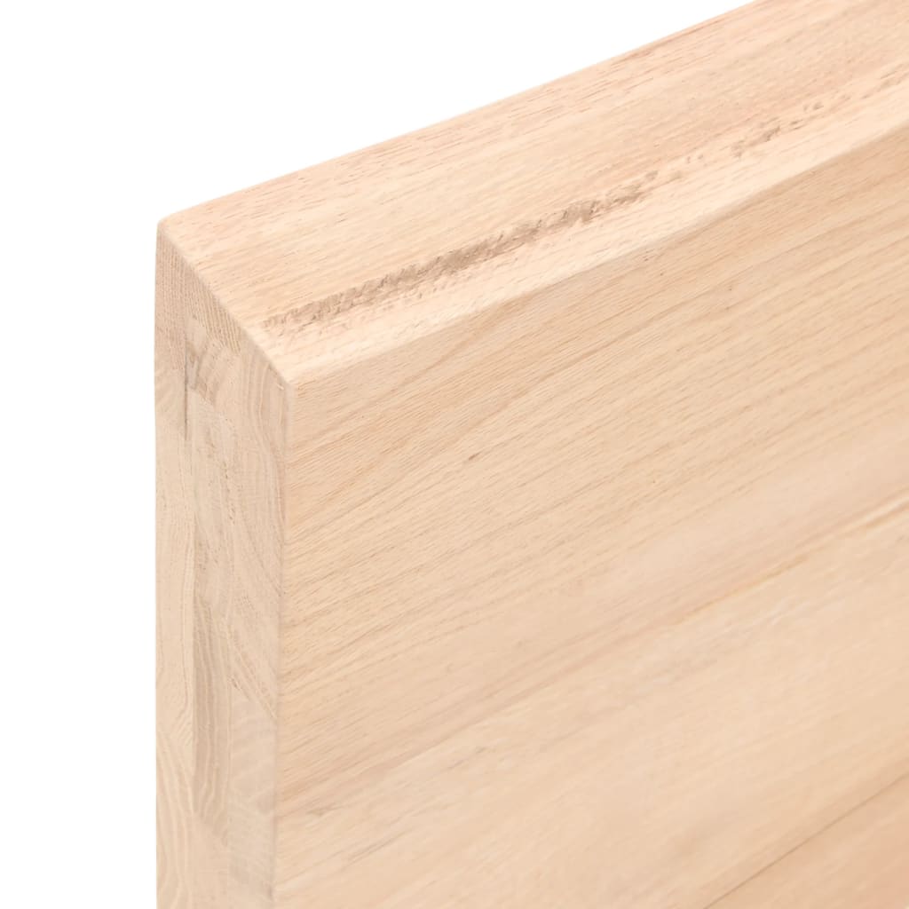 Kupaonska radna ploča 100x50x(2-6) cm netretirano masivno drvo