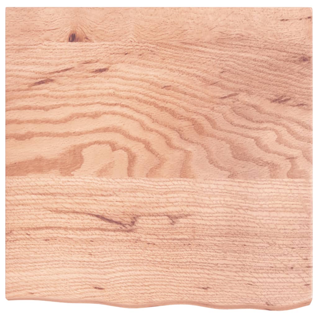 Kupaonska radna ploča svjetlosmeđa 60x60x(2-4) cm masivno drvo