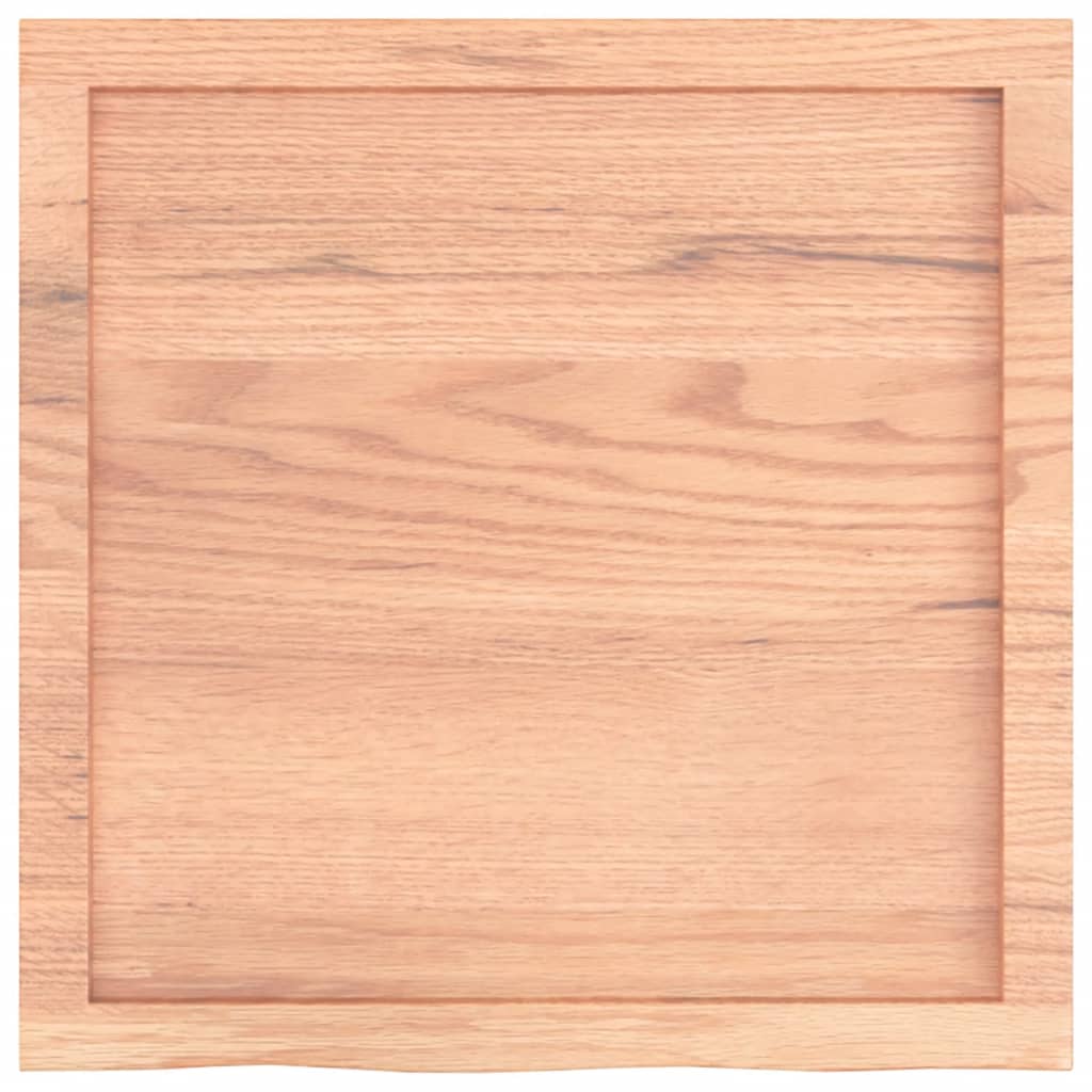 Kupaonska radna ploča svjetlosmeđa 60x60x(2-6) cm masivno drvo