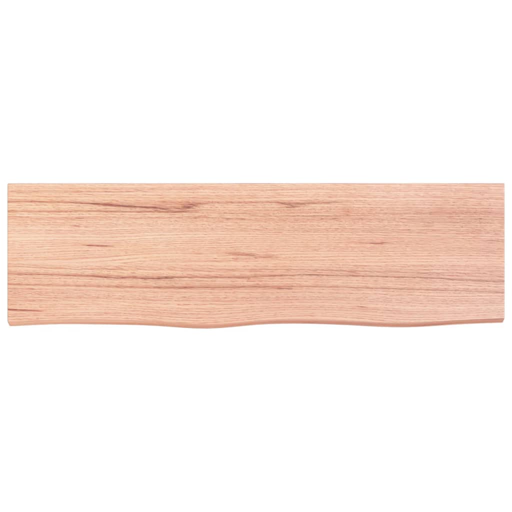 Kupaonska radna ploča svjetlosmeđa 100x30x2 cm tretirano drvo