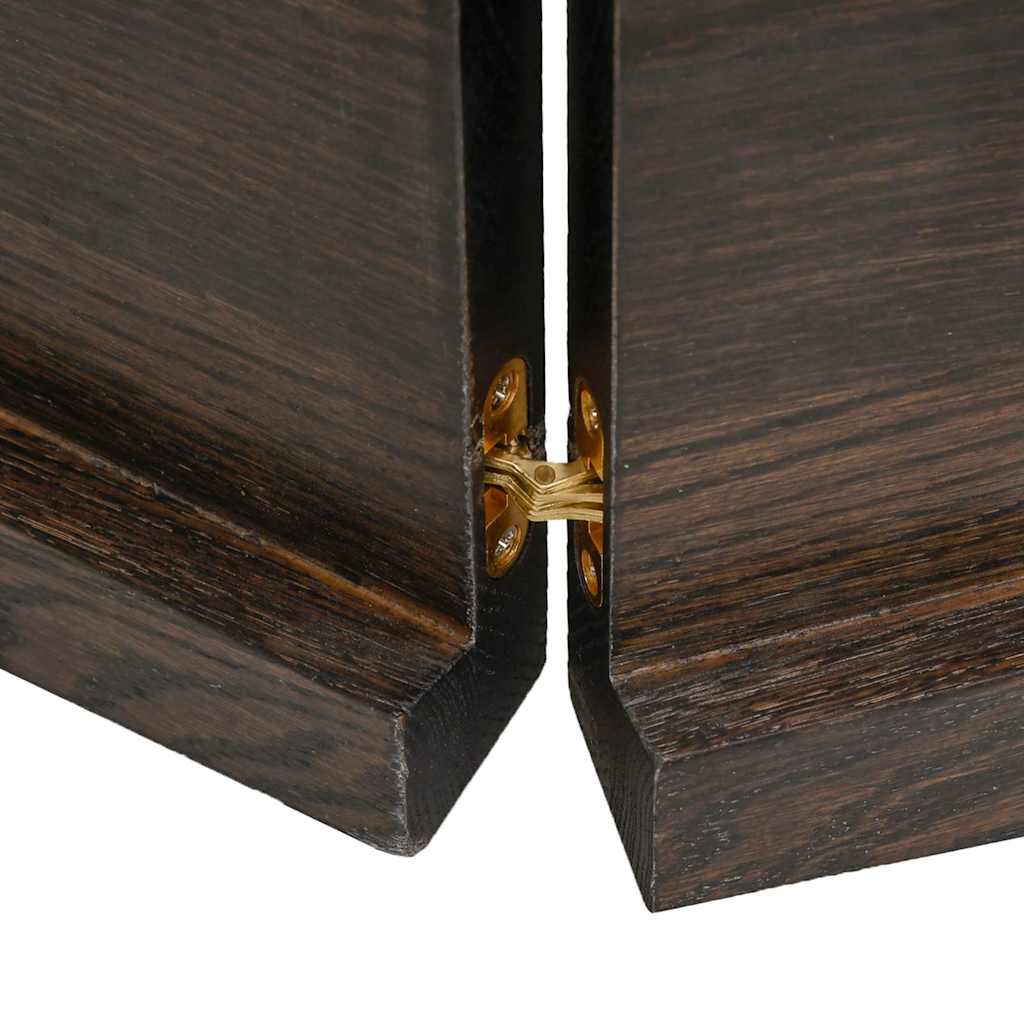 Kupaonska radna ploča tamnosmeđa 140x50x(2-4) cm tretirano drvo