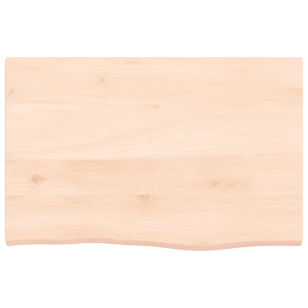 Stolna ploča 60 x 40 x 2 cm od netretirane masivne hrastovine