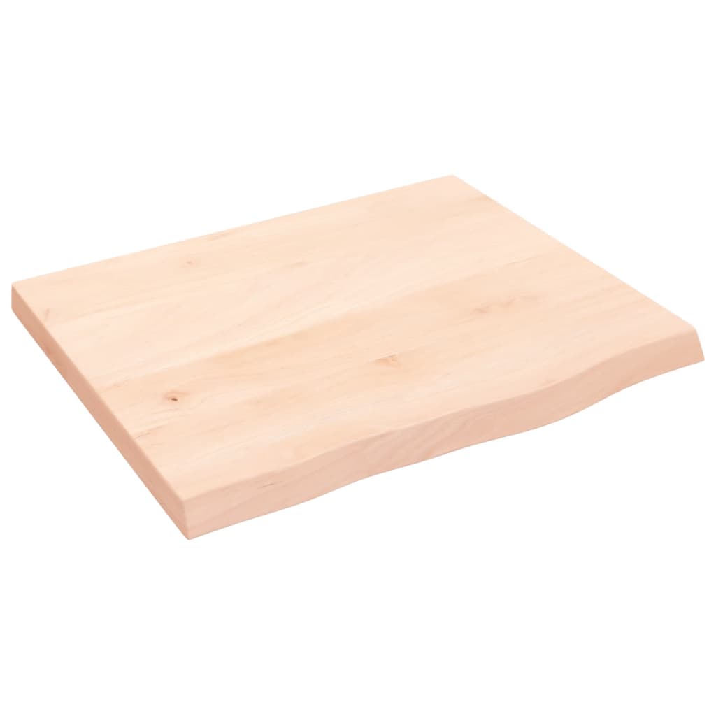 Stolna ploča 60x50x(2-4) cm od netretirane masivne hrastovine