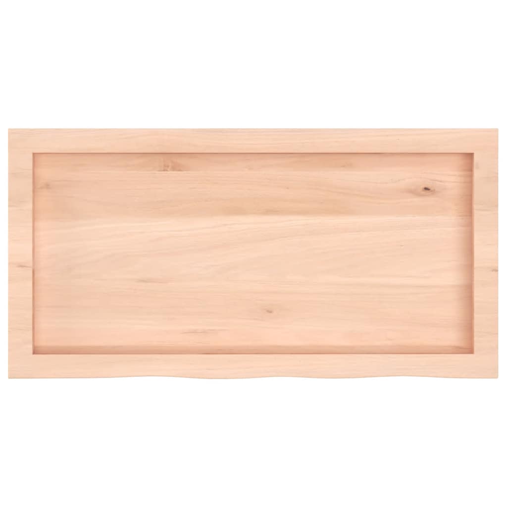 Stolna ploča 80x40x(2-6) cm od netretirane masivne hrastovine