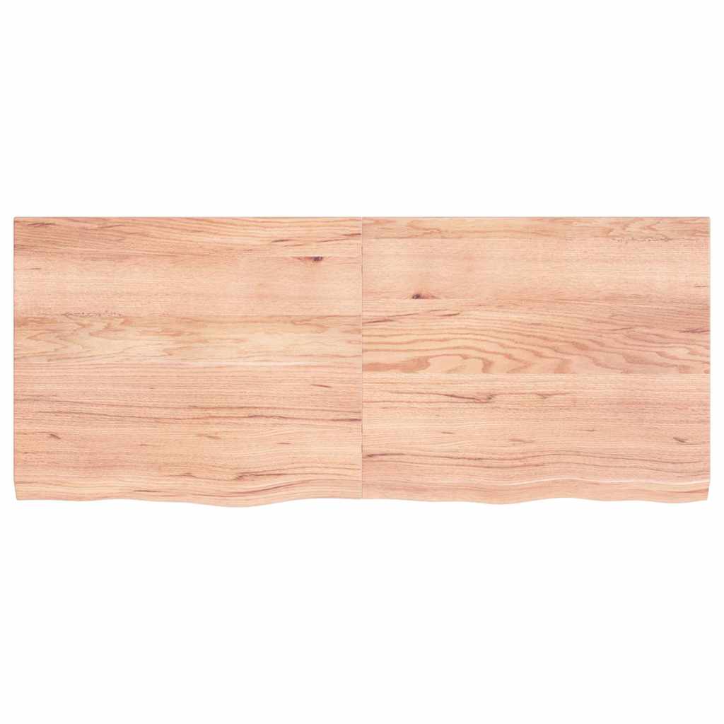 Stolna ploča svjetlosmeđa 120x50x(2-4) cm tretirana hrastovina