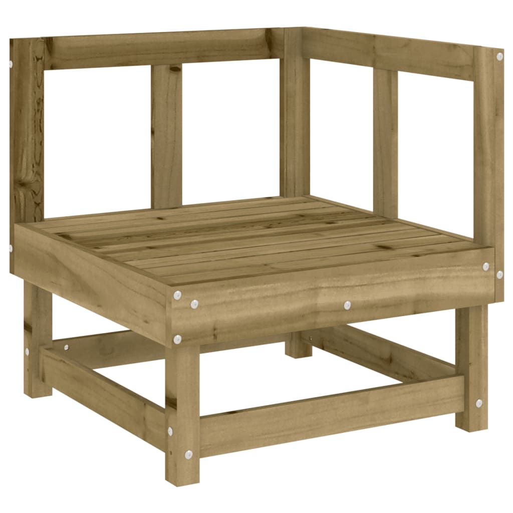 8-dijelna vrtna garnitura od impregnirane borovine