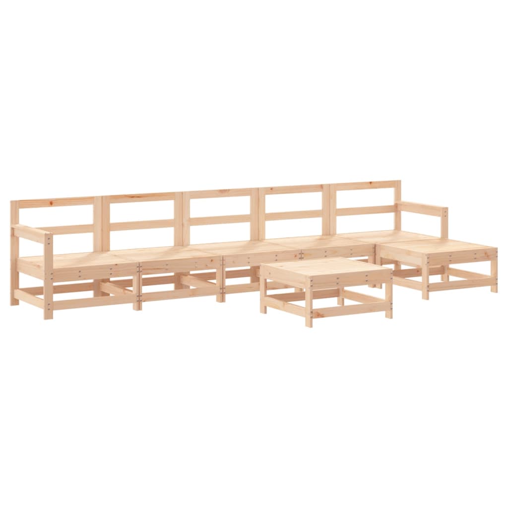 7-dijelna vrtna garnitura od masivne borovine