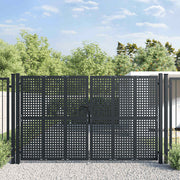 Vrtna vrata antracit boje 300x200 cm čelik