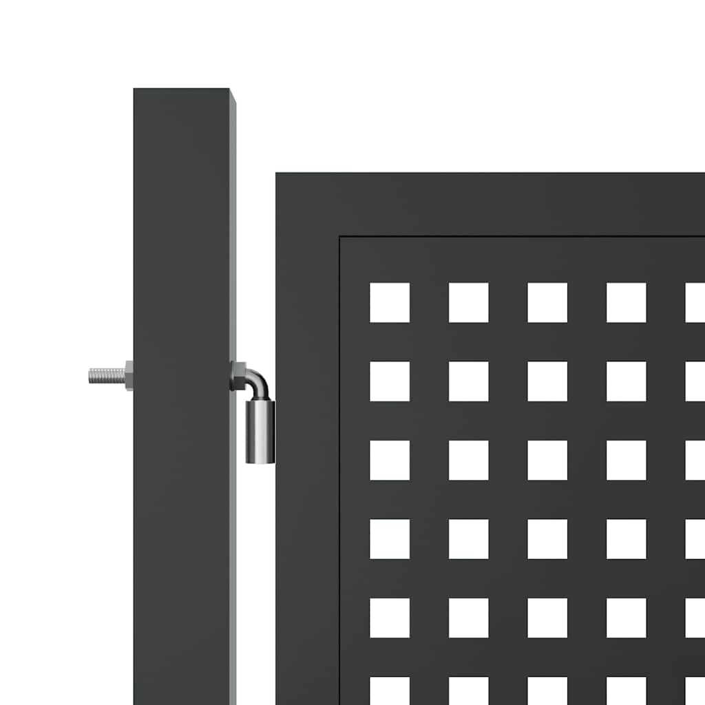 Vrtna vrata antracit 400x175 cm čelik