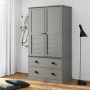 Ormar VIGO sivi 90 x 55 x 170 cm od masivne borovine