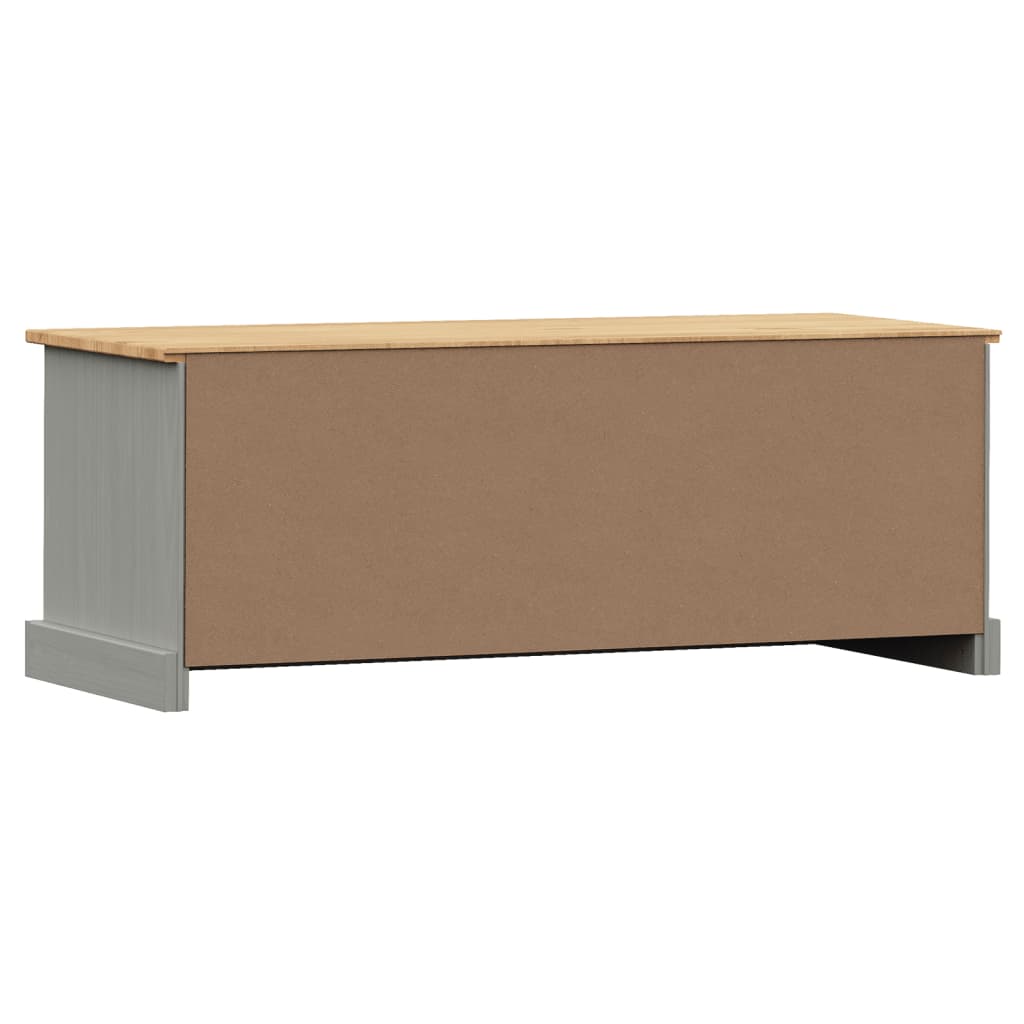 TV ormarić VIGO sivi 106 x 40 x 40 cm od masivne borovine