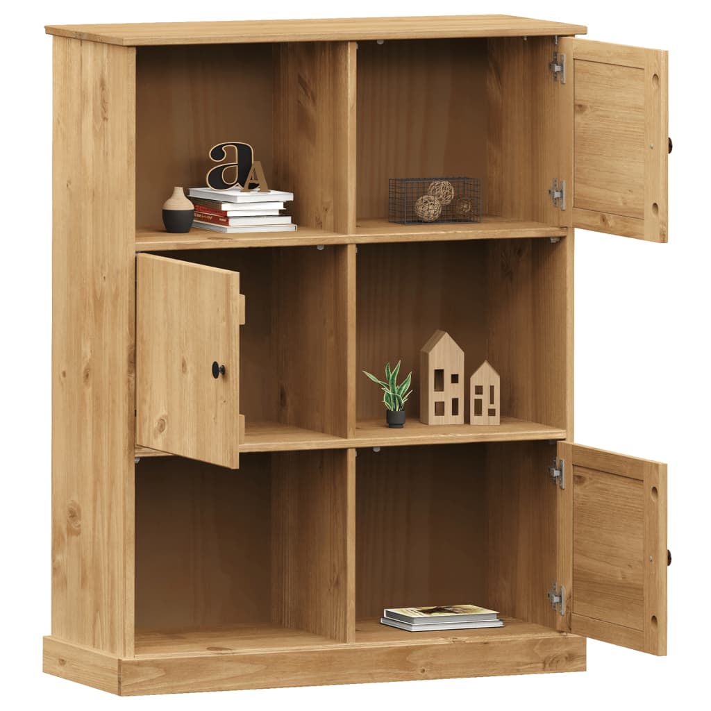Regal za knjige VIGO 90 x 35 x 114,5 cm od masivne borovine