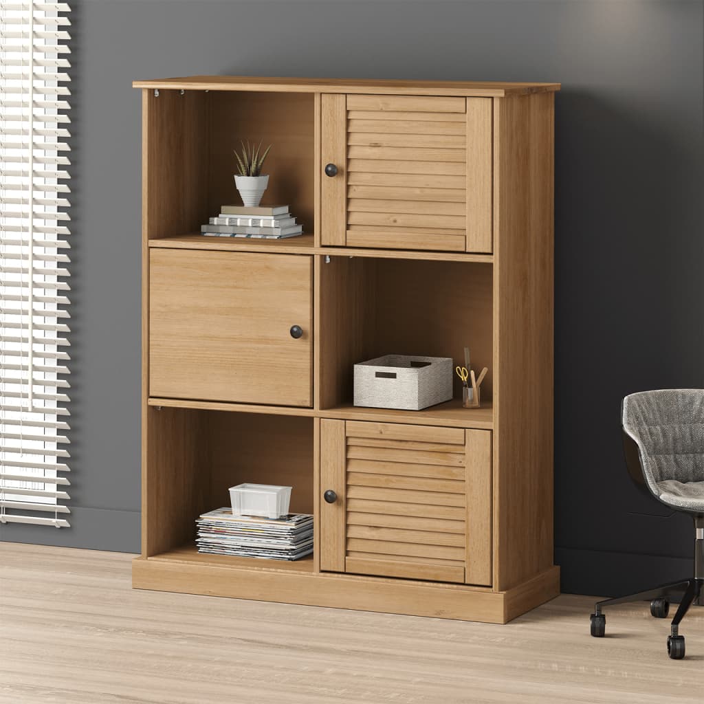 Regal za knjige VIGO 90 x 35 x 114,5 cm od masivne borovine