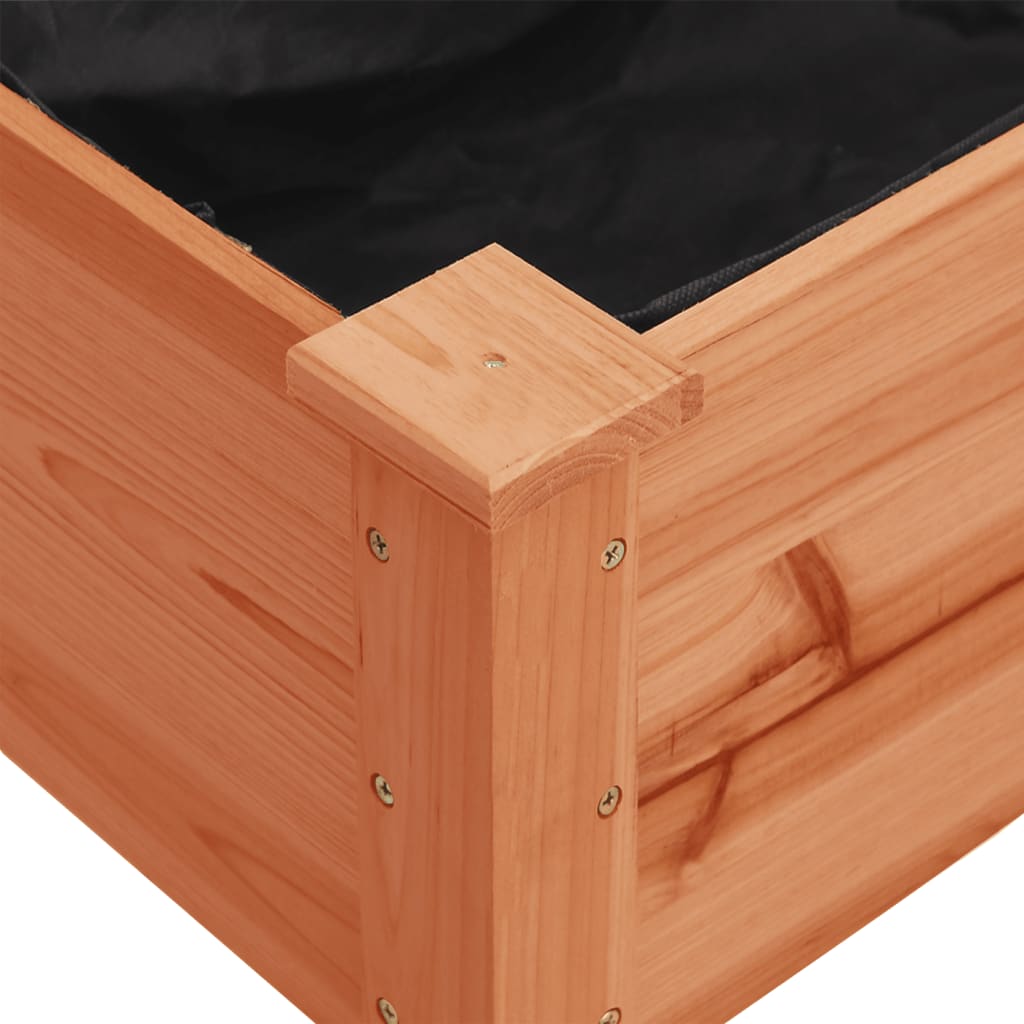 Sadilica s kotačima i oblogom smeđa 71 x 37 x 80 cm od jelovine