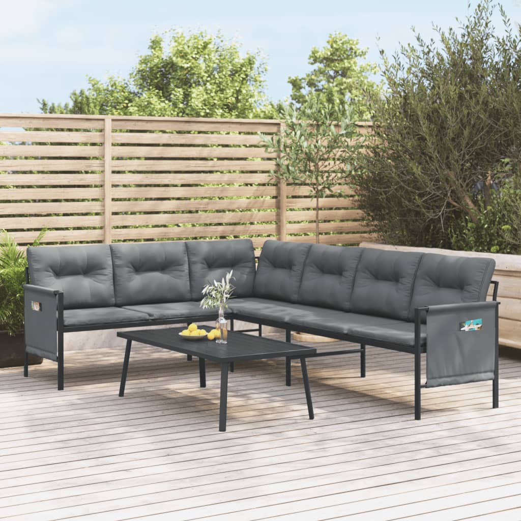 2-dijelna vrtna garnitura antracit čelična