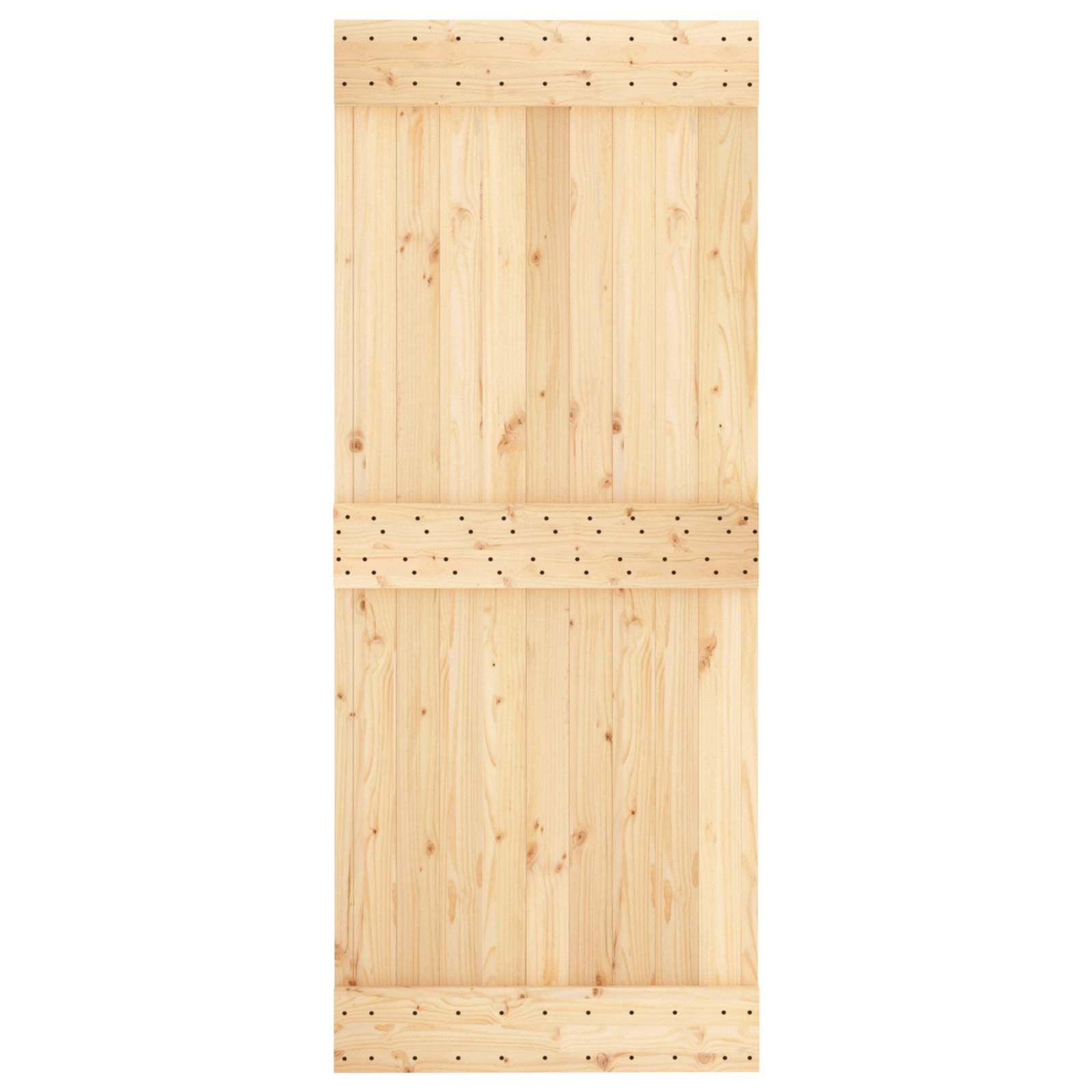 Vrata NARVIK Prirodna 85 x 210 cm Čvrsta borovina