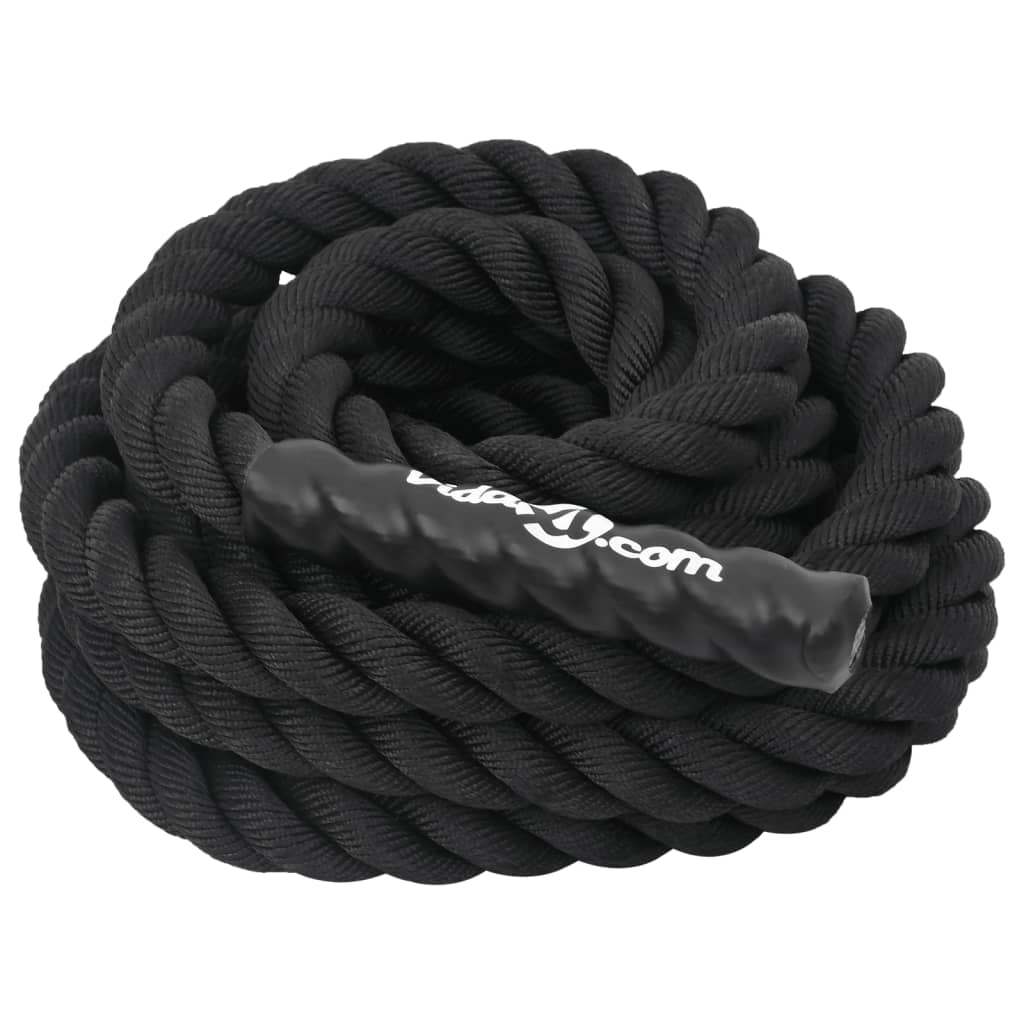 Borbeno uže crno 6 m 4,5 kg poliester