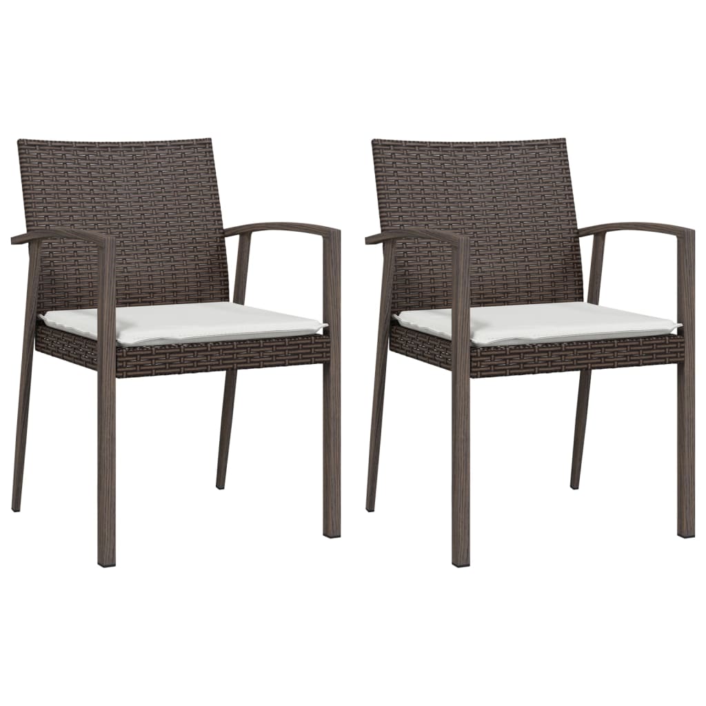 3-dijelni vrtni blagovaonski set s jastucima poliratan i čelik