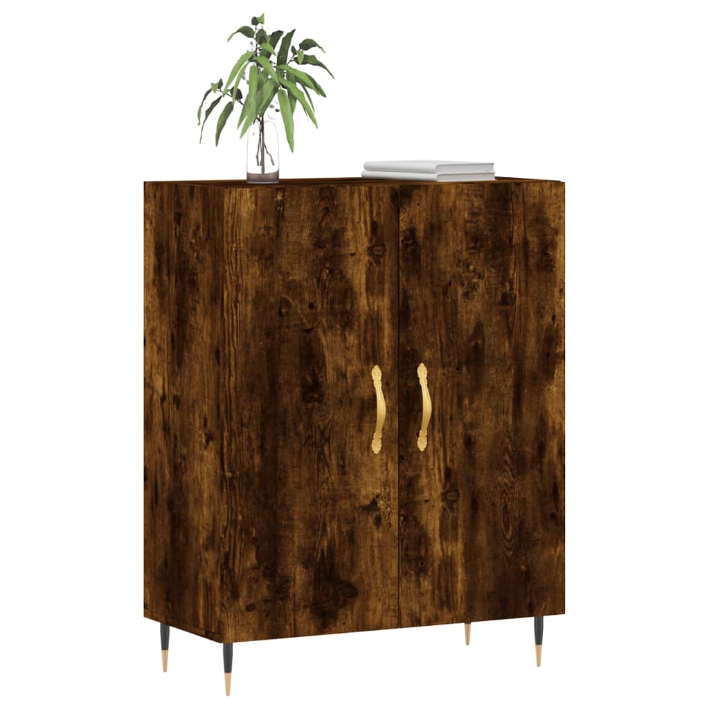 Komoda siva boja betona 69,5x34x90 cm od konstruiranog drva