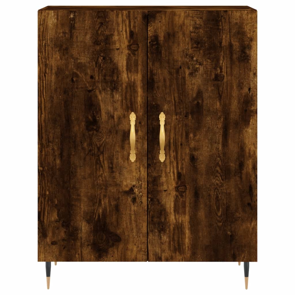 Komoda siva boja betona 69,5x34x90 cm od konstruiranog drva