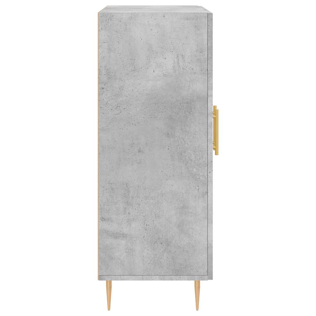 Komoda siva boja betona 69,5x34x90 cm od konstruiranog drva