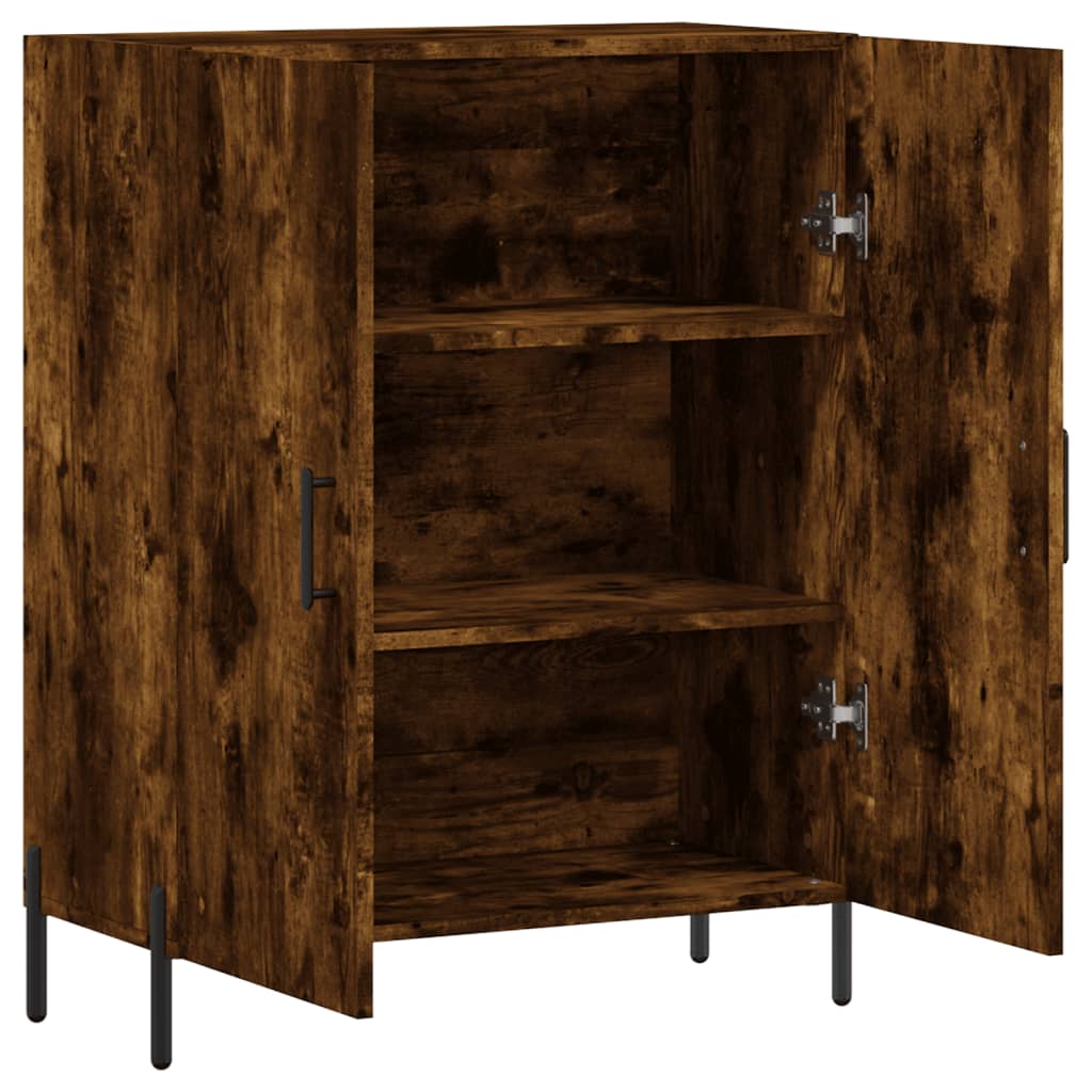 Komoda boja dimljenog hrasta 69,5x34x90 cm konstruirano drvo