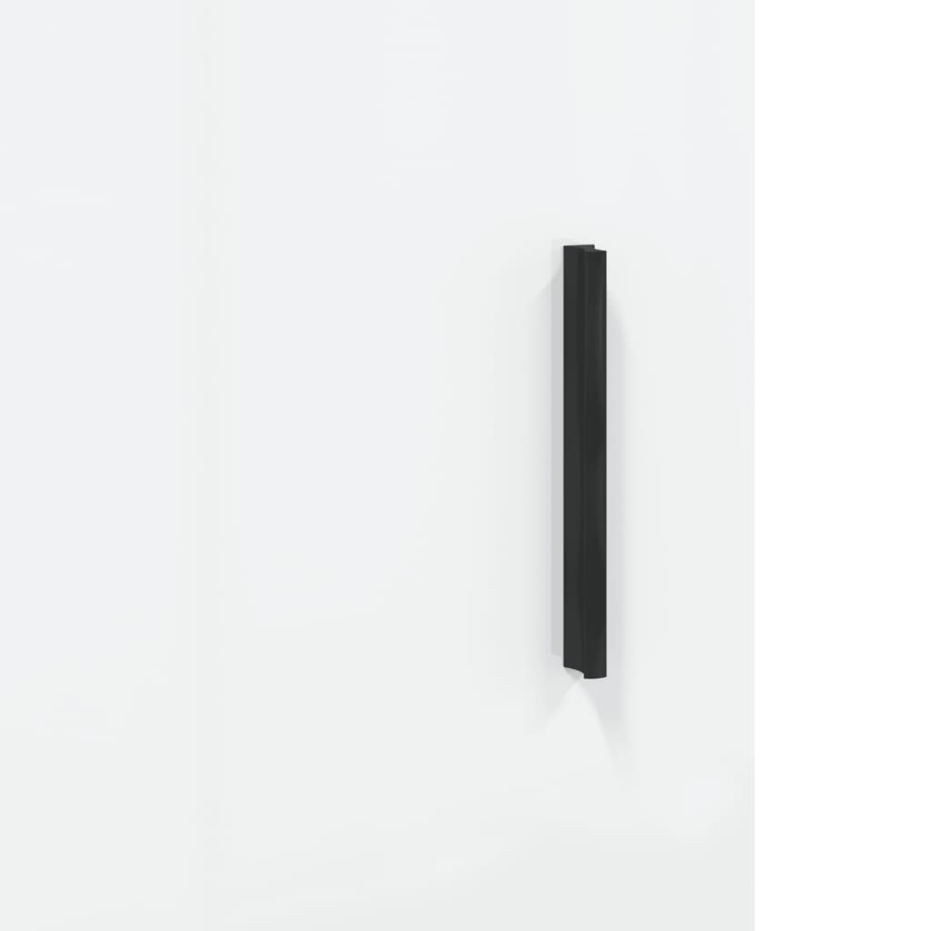 Komoda sjajna bijela 69,5x34x90 cm od konstruiranog drva
