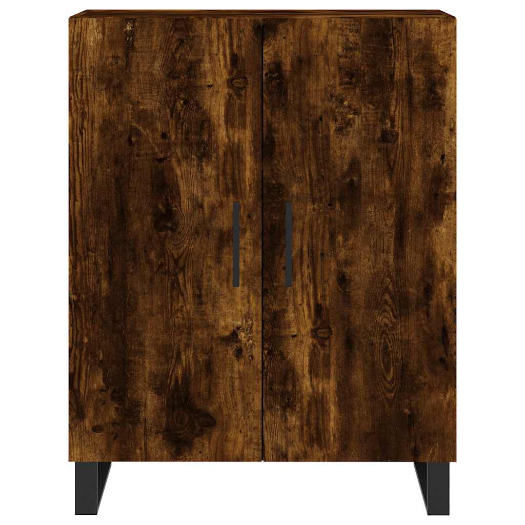 Komoda boja dimljenog hrasta 69,5x34x90 cm konstruirano drvo