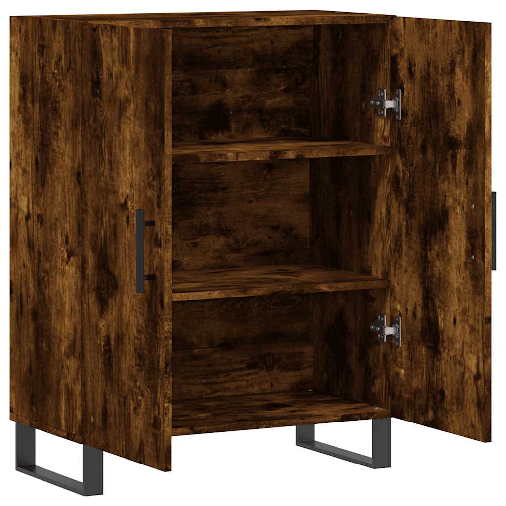 Komoda boja dimljenog hrasta 69,5x34x90 cm konstruirano drvo